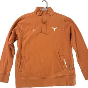 Authentic Nike + UT | Burnt Orange 1/4 Zip Pullover | Men's Large |